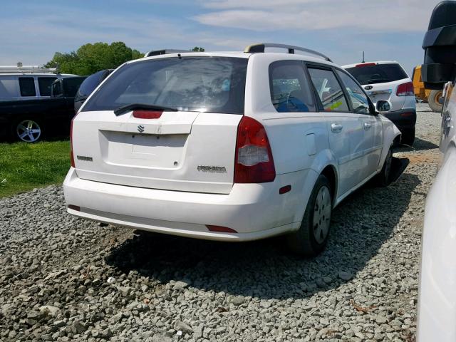 KL5JD86Z56K277467 - 2006 SUZUKI FORENZA WHITE photo 4