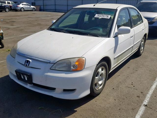 JHMES96683S020259 - 2003 HONDA CIVIC WHITE photo 2