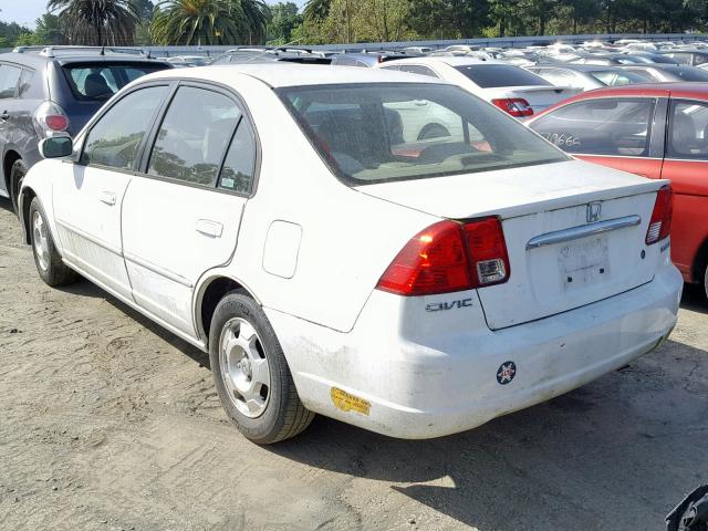 JHMES96683S020259 - 2003 HONDA CIVIC WHITE photo 3