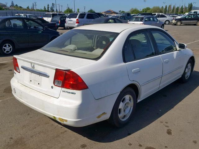 JHMES96683S020259 - 2003 HONDA CIVIC WHITE photo 4