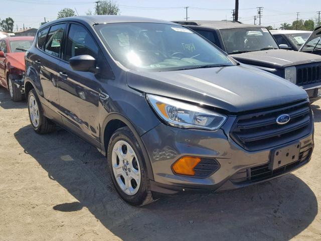 1FMCU0F75HUE16437 - 2017 FORD ESCAPE S GRAY photo 1