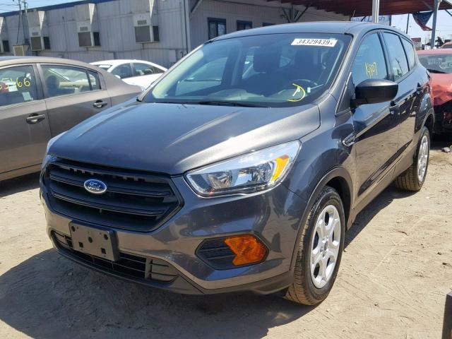 1FMCU0F75HUE16437 - 2017 FORD ESCAPE S GRAY photo 2