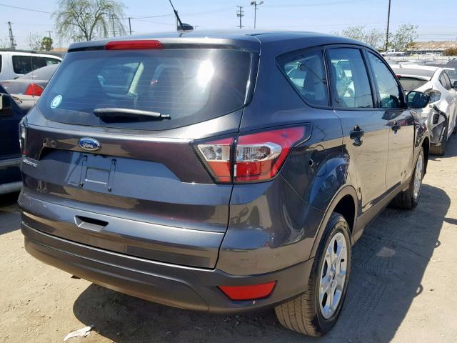 1FMCU0F75HUE16437 - 2017 FORD ESCAPE S GRAY photo 4