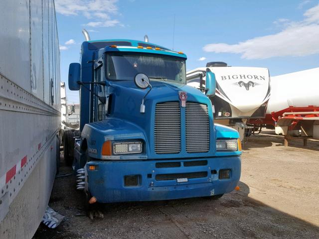 3WKADB9X77F186184 - 2007 KENWORTH CONSTRUCTI TURQUOISE photo 1