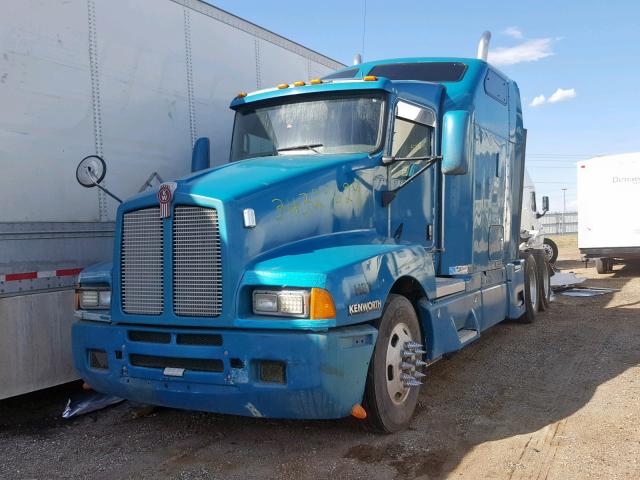 3WKADB9X77F186184 - 2007 KENWORTH CONSTRUCTI TURQUOISE photo 2