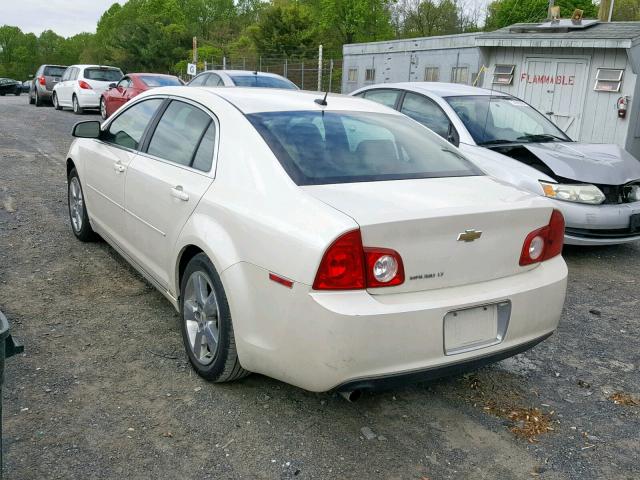 1G1ZD5EB6AF109492 - 2010 CHEVROLET MALIBU 2LT WHITE photo 3