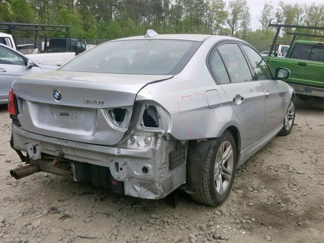 WBAPH5G54BNL80758 - 2011 BMW 328 I SULE SILVER photo 4