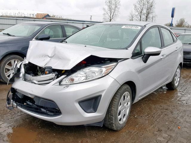 3FADP4AJ6DM207562 - 2013 FORD FIESTA S SILVER photo 2