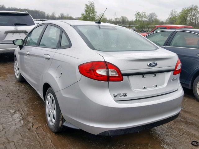 3FADP4AJ6DM207562 - 2013 FORD FIESTA S SILVER photo 3