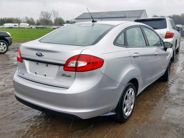 3FADP4AJ6DM207562 - 2013 FORD FIESTA S SILVER photo 4