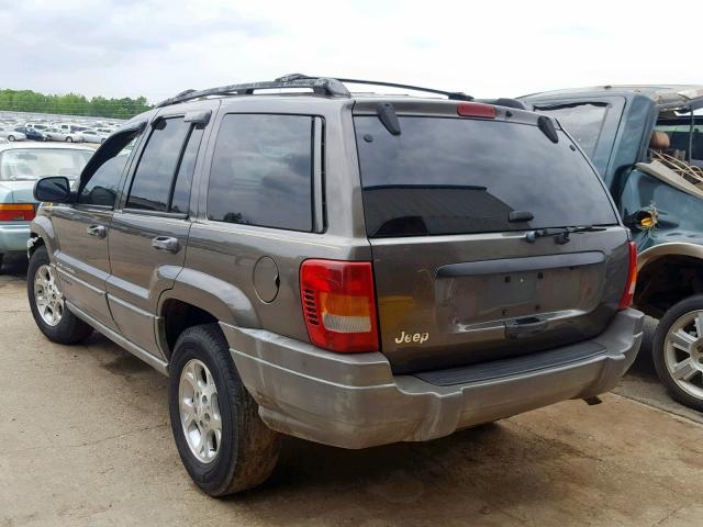 1J4G248S1YC412910 - 2000 JEEP GRAND CHER GRAY photo 3