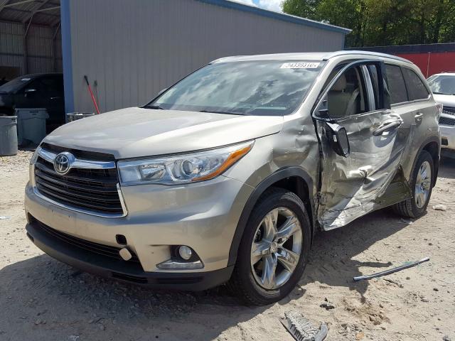 5TDDKRFH5FS224271 - 2015 TOYOTA HIGHLANDER LIMITED  photo 2