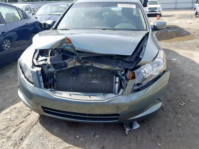 1HGCP26729A108914 - 2009 HONDA ACCORD EX GREEN photo 9