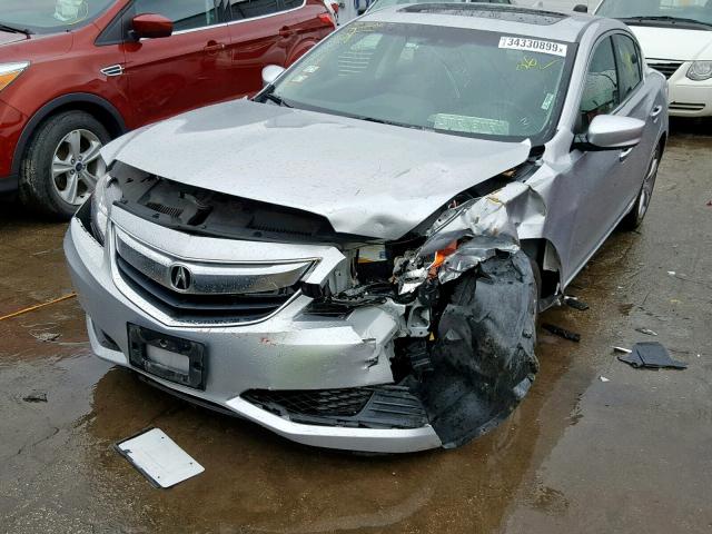 19VDE1F31EE006701 - 2014 ACURA ILX 20 SILVER photo 2