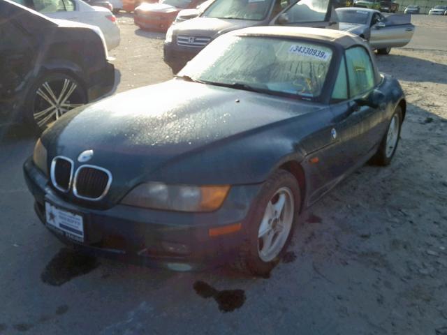 4USCH7327TLB74045 - 1996 BMW Z3 1.9 GREEN photo 2