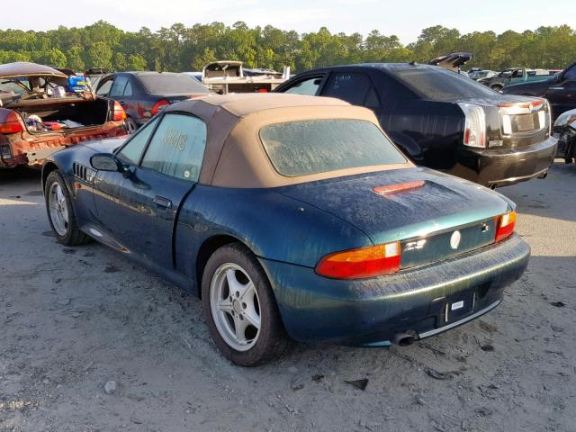 4USCH7327TLB74045 - 1996 BMW Z3 1.9 GREEN photo 3