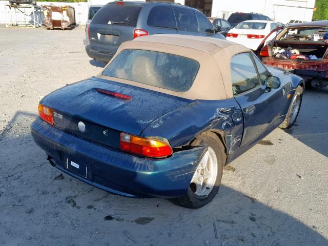 4USCH7327TLB74045 - 1996 BMW Z3 1.9 GREEN photo 4