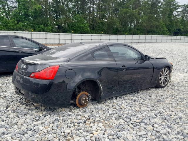 JNKCV64E18M115264 - 2008 INFINITI G37 BASE BLACK photo 4