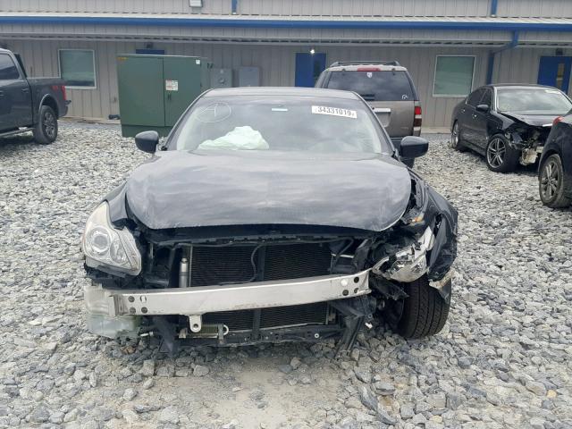 JNKCV64E18M115264 - 2008 INFINITI G37 BASE BLACK photo 9