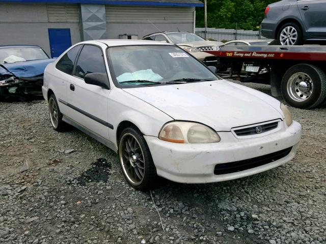 1HGEJ612XTL021836 - 1996 HONDA CIVIC DX WHITE photo 1