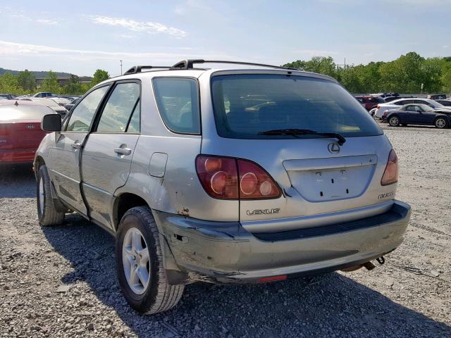 JT6GF10UXY0068766 - 2000 LEXUS RX 300 SILVER photo 3