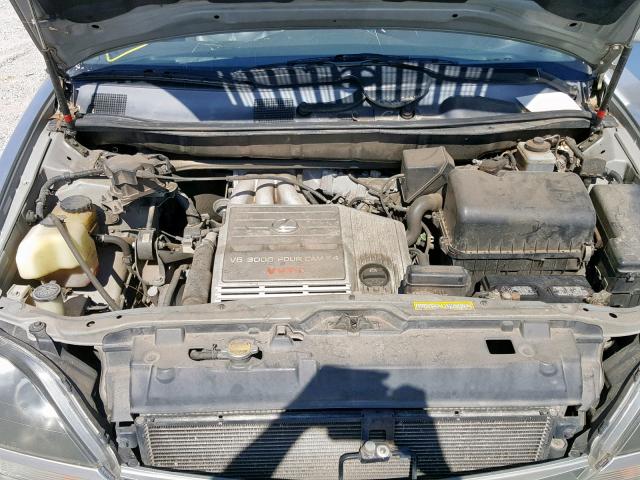 JT6GF10UXY0068766 - 2000 LEXUS RX 300 SILVER photo 7