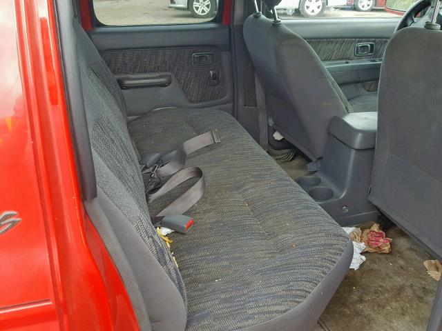 1N6ED27Y3YC409506 - 2000 NISSAN FRONTIER C RED photo 6