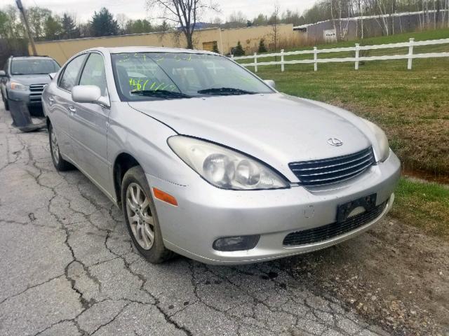 JTHBF30GX25003644 - 2002 LEXUS ES 300 SILVER photo 1