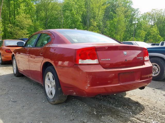 2B3KA33V89H611855 - 2009 DODGE CHARGER SX BURGUNDY photo 3