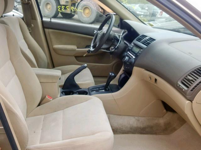 1HGCM56145A103634 - 2005 HONDA ACCORD DX GOLD photo 5