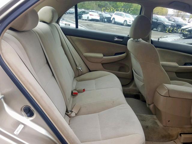 1HGCM56145A103634 - 2005 HONDA ACCORD DX GOLD photo 6