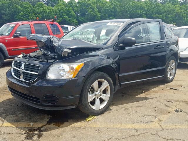 1B3CB4HA0AD539970 - 2010 DODGE CALIBER SX BLACK photo 2