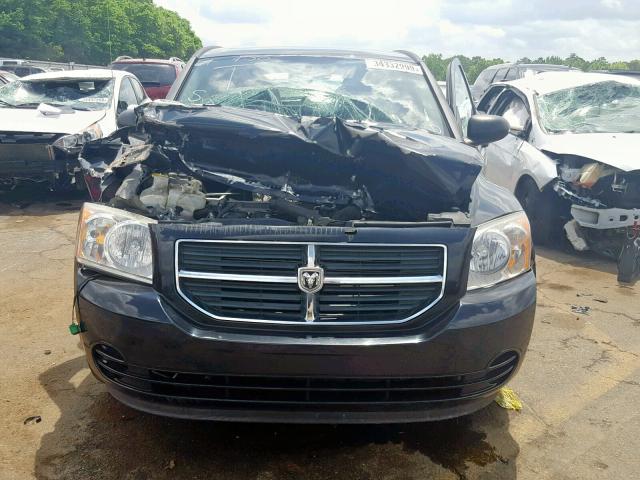 1B3CB4HA0AD539970 - 2010 DODGE CALIBER SX BLACK photo 9