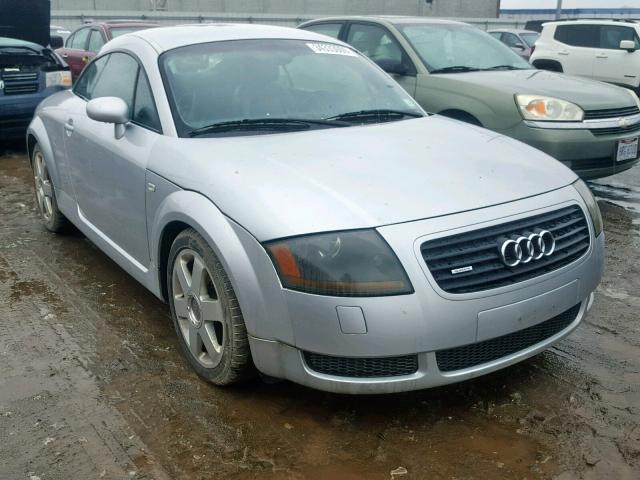 TRUWC28NX21004377 - 2002 AUDI TT QUATTRO SILVER photo 1