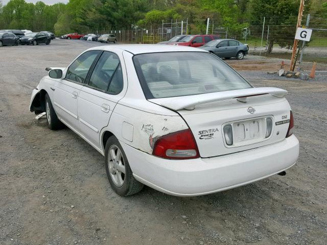 3N1CB51D04L884636 - 2004 NISSAN SENTRA 1.8 WHITE photo 3