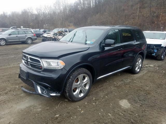 1C4RDJDG3FC177481 - 2015 DODGE DURANGO LIMITED  photo 2