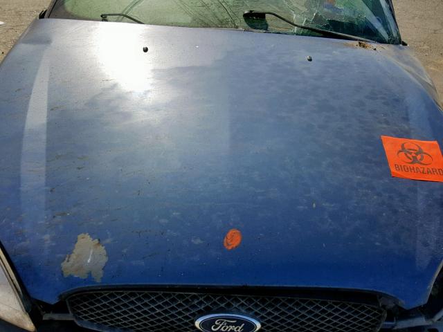 1FAFP55S24A150405 - 2004 FORD TAURUS SES BLUE photo 7