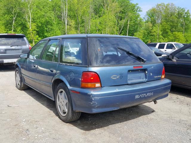 1G8ZJ8574PZ255419 - 1993 SATURN SW2 GREEN photo 3