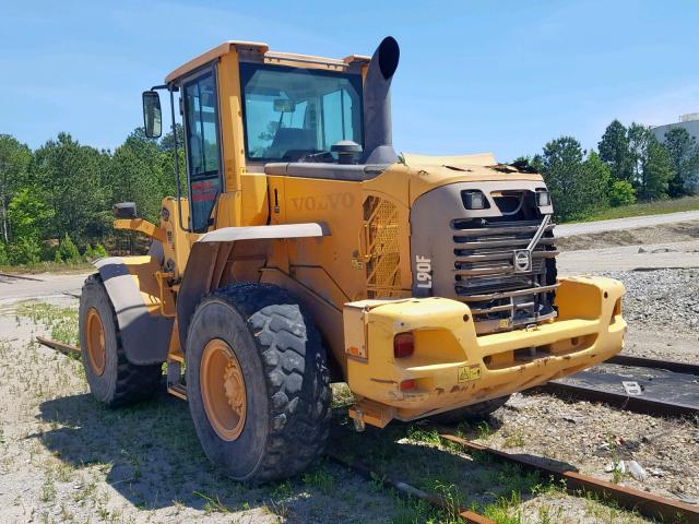 VCE0L90FV00068739 - 2008 VOLVO L90F YELLOW photo 3