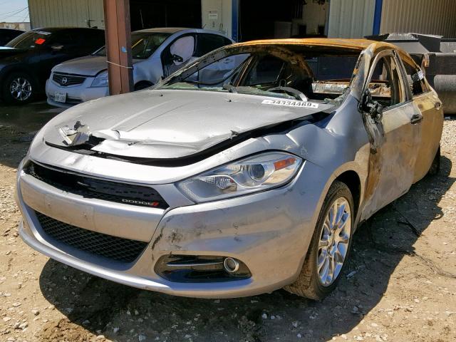 1C3CDFFAXGD816998 - 2016 DODGE DART SXT S SILVER photo 2