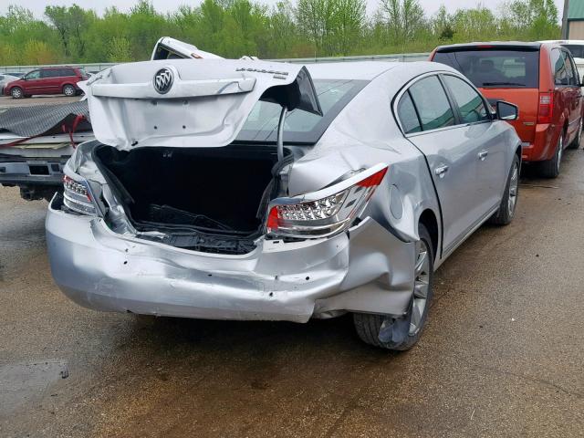 1G4GC5EG2AF288977 - 2010 BUICK LACROSSE C SILVER photo 4