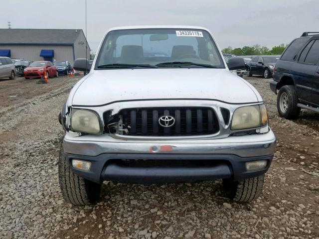 5TENM92N03Z247191 - 2003 TOYOTA TACOMA PRE WHITE photo 9