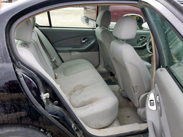 1G1ZS51F46F220144 - 2006 CHEVROLET MALIBU LS BLACK photo 6