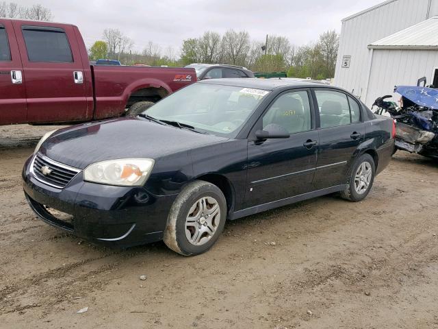 1G1ZS51F46F220144 - 2006 CHEVROLET MALIBU LS BLACK photo 9