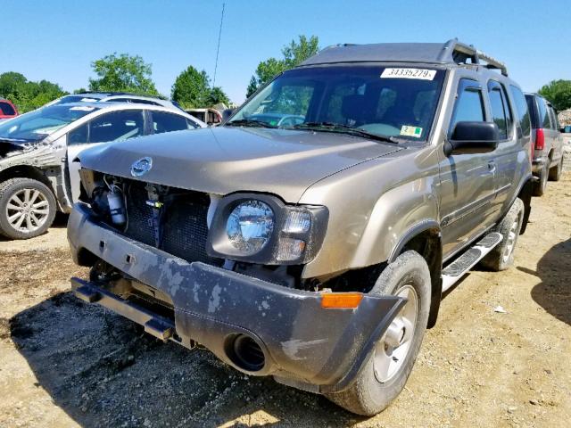 5N1ED28Y92C583584 - 2002 NISSAN XTERRA XE GREEN photo 2