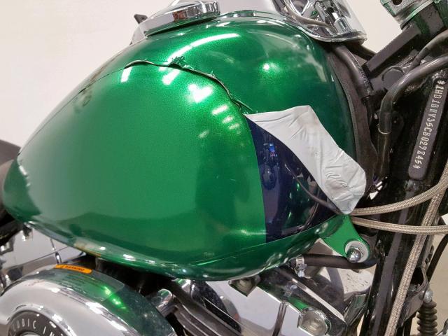 1HD1BWV35CB029845 - 2012 HARLEY-DAVIDSON FLSTC HERI GREEN photo 11