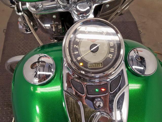 1HD1BWV35CB029845 - 2012 HARLEY-DAVIDSON FLSTC HERI GREEN photo 7