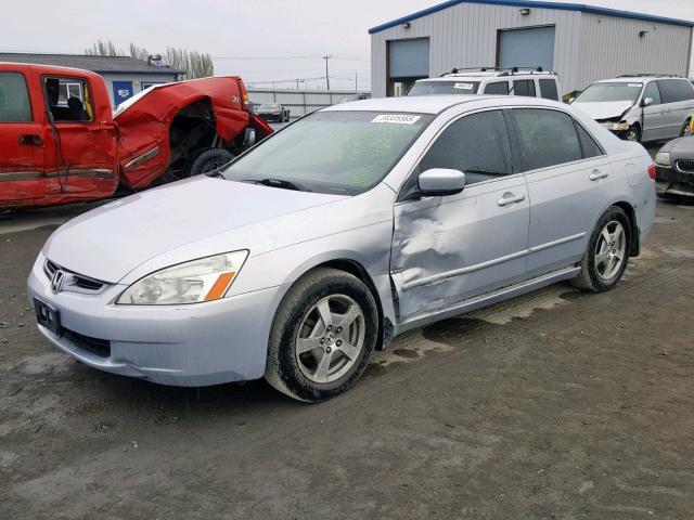 JHMCN36495C007155 - 2005 HONDA ACCORD HYB SILVER photo 2