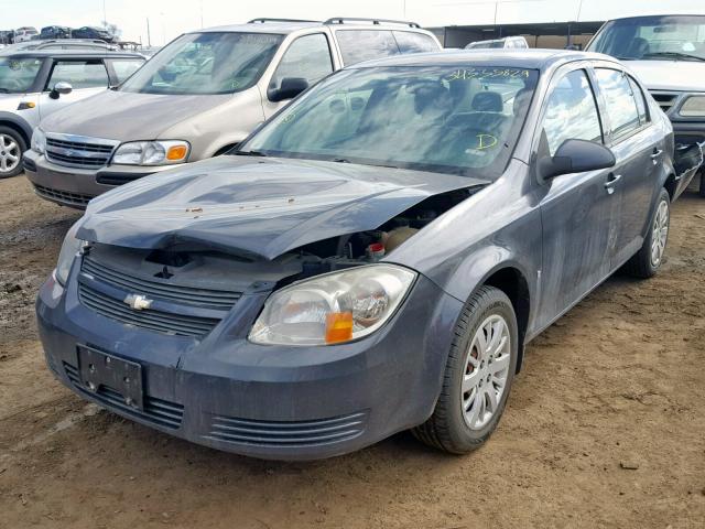 1G1AT58H797165835 - 2009 CHEVROLET COBALT LT GRAY photo 2