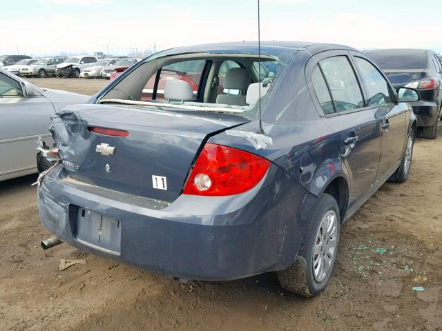 1G1AT58H797165835 - 2009 CHEVROLET COBALT LT GRAY photo 4